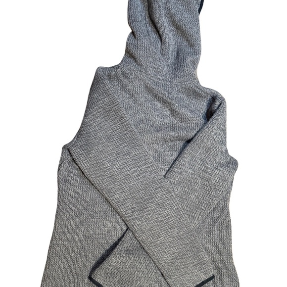 Merrell Womens Zip Up Hoodie Jacket Gray Fleece Hooded Outdoor Size M - Picture 4 of 12